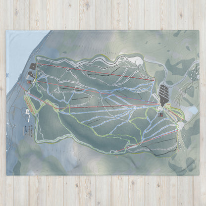 Le Massif De Charlevoix, Quebec Ski Resort Map Blanket
