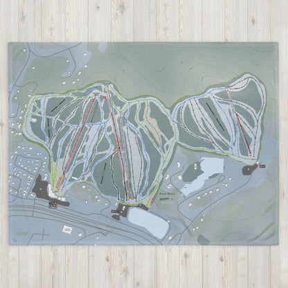 Mont Blanc, Quebec Ski Resort Map Blanket