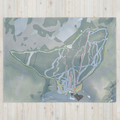Marble Mountain, Newfoundland and Labrador Ski Resort Map Blanket