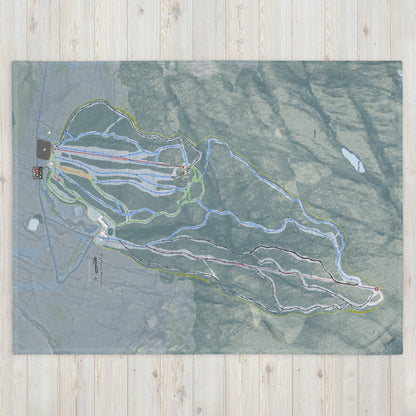 Big Moose Mountain, Maine Ski Resort Map Blanket