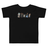 Backcountry Skiing Graphic Toddler Short Sleeve Tee – Cute Ski Gear Adventure