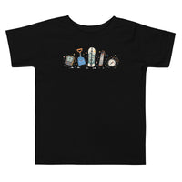 Backcountry Snowboarding Graphic Toddler Short Sleeve Tee – Cute Snowboard Gear Adventure