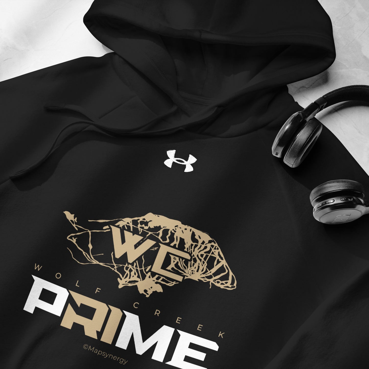 Prime Wolf Creek, Colorado Under Armour® hoodie - Powderaddicts