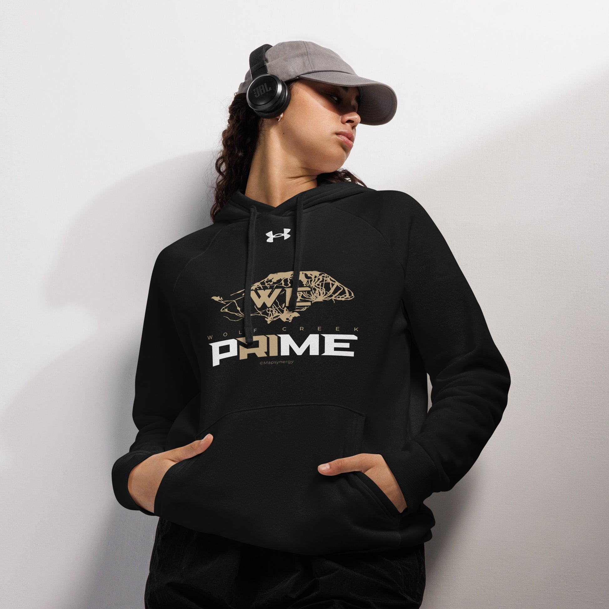 Prime Wolf Creek, Colorado Under Armour® hoodie - Powderaddicts
