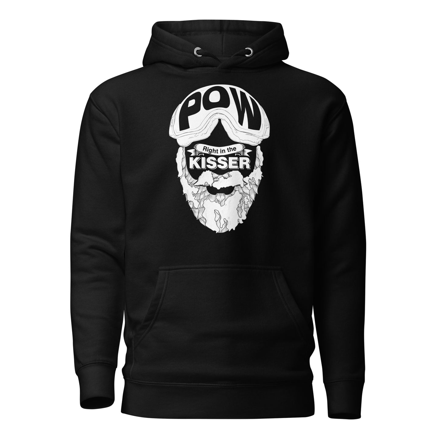 Pow, Right in the Kisser Unisex Hoodie - Powderaddicts