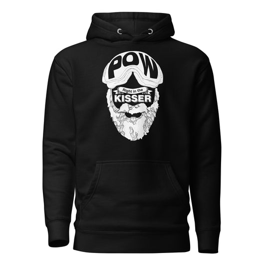 Pow, Right in the Kisser Unisex Hoodie - Powderaddicts