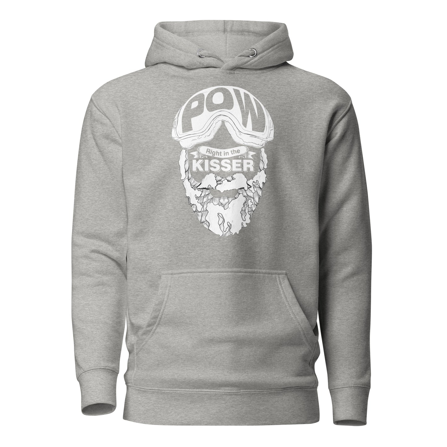 Pow, Right in the Kisser Unisex Hoodie - Powderaddicts