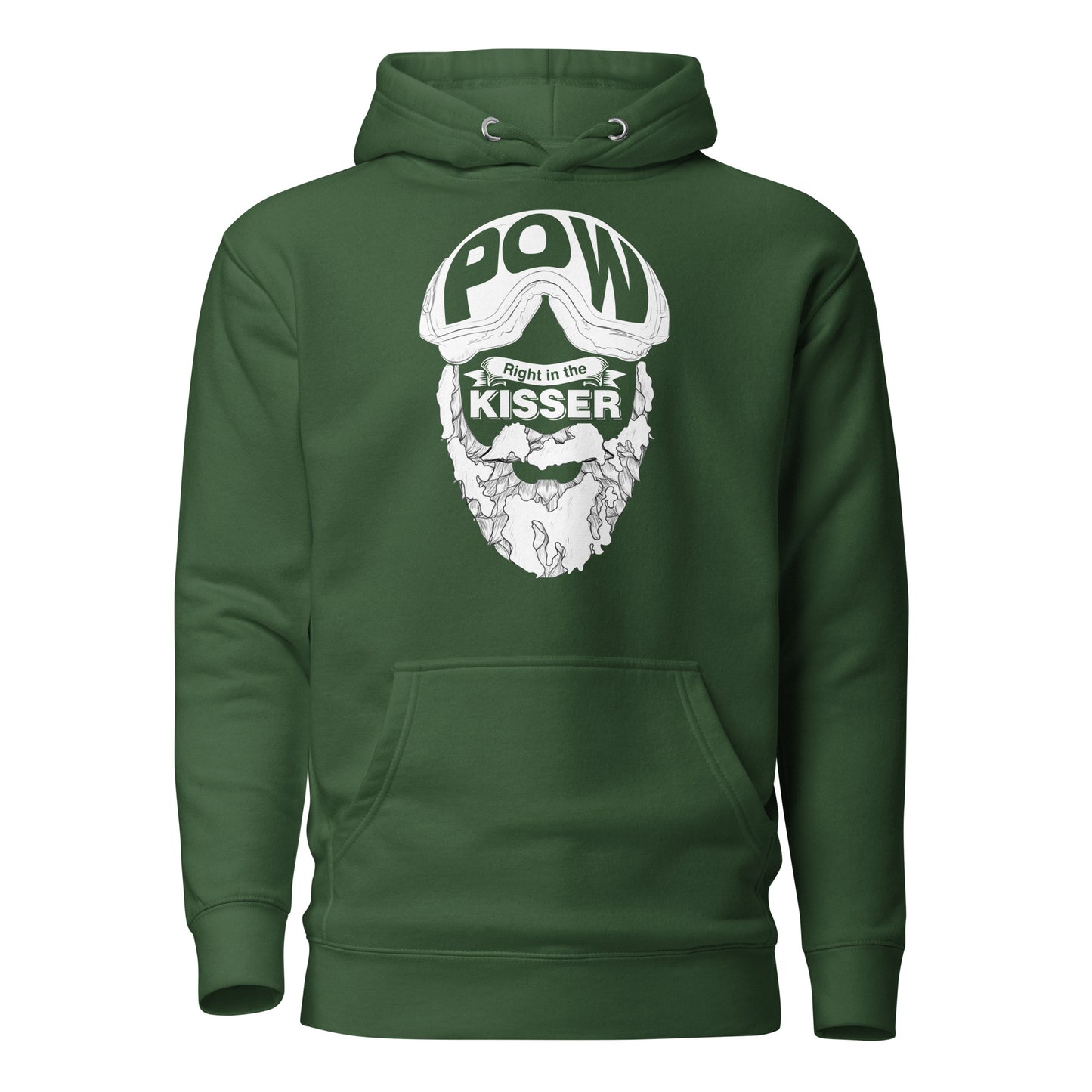 Pow, Right in the Kisser Unisex Hoodie - Powderaddicts