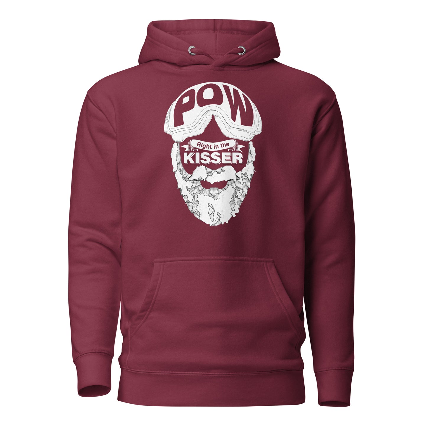 Pow, Right in the Kisser Unisex Hoodie - Powderaddicts