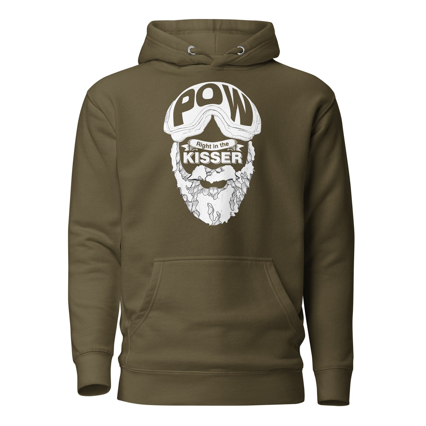 Pow, Right in the Kisser Unisex Hoodie - Powderaddicts