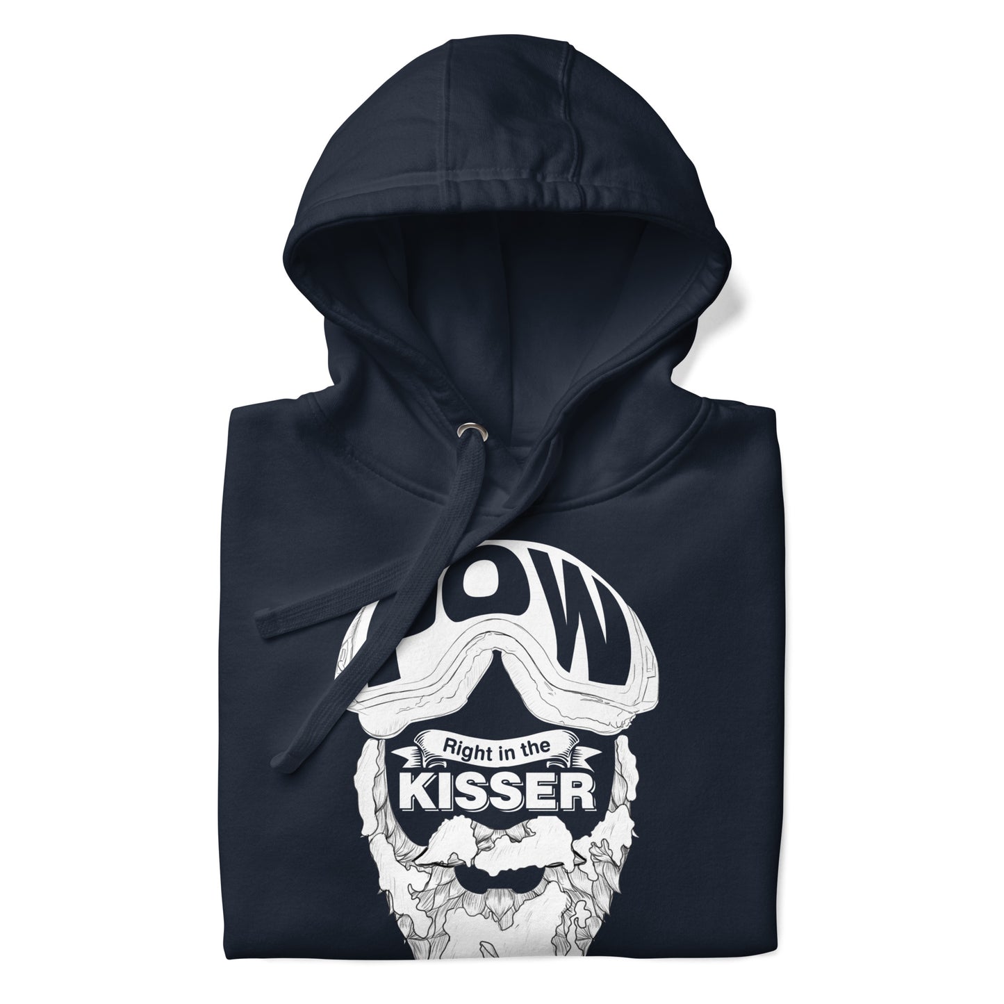 Pow, Right in the Kisser Unisex Hoodie - Powderaddicts