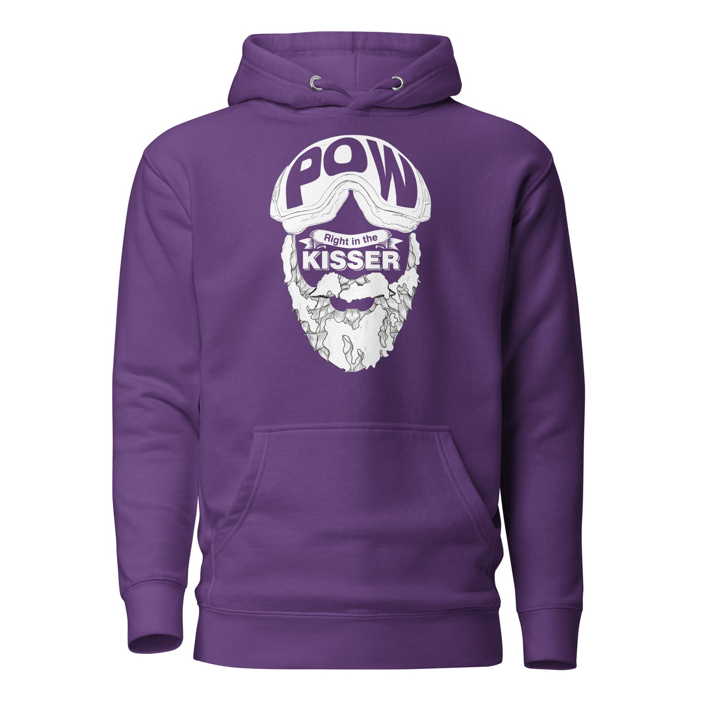 Pow, Right in the Kisser Unisex Hoodie - Powderaddicts