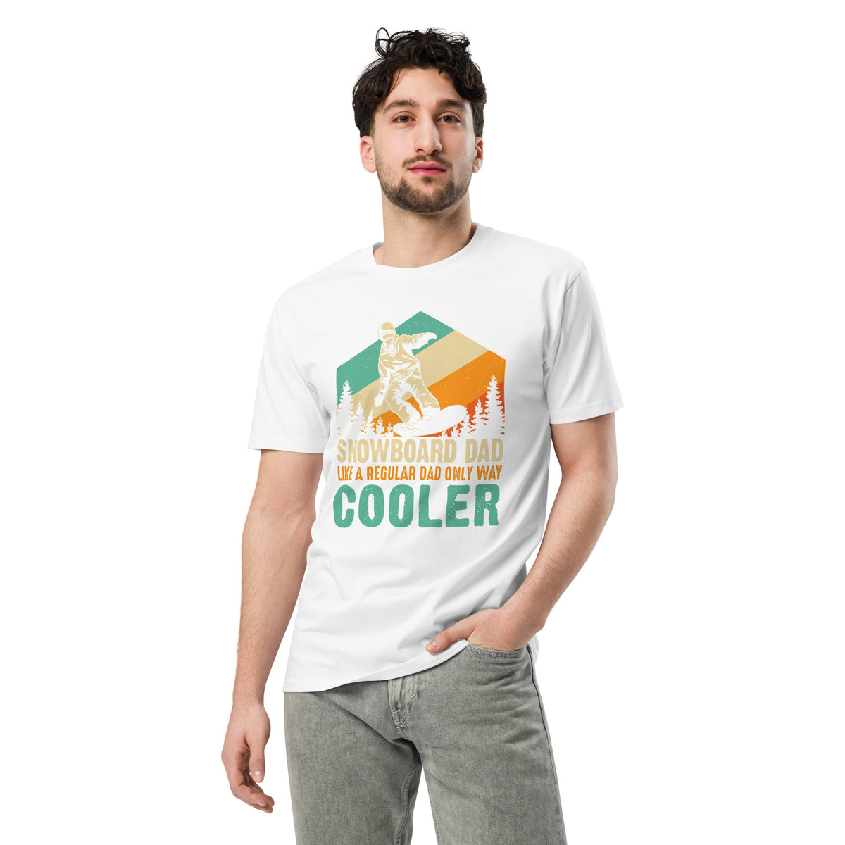 Snowboard dad like a regular dad only way Cooler Unisex t-shirt