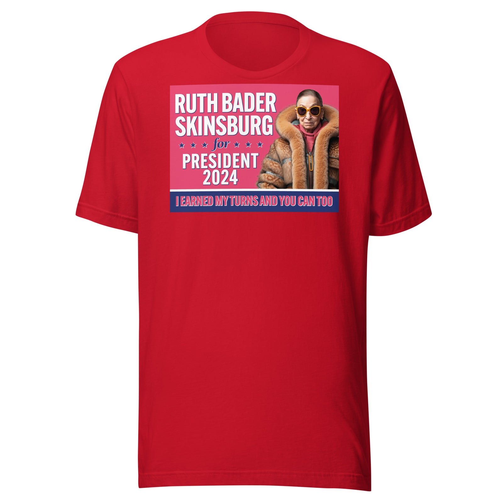 Ruth Bader Skinsburg For President 2024 Unisex t-shirt