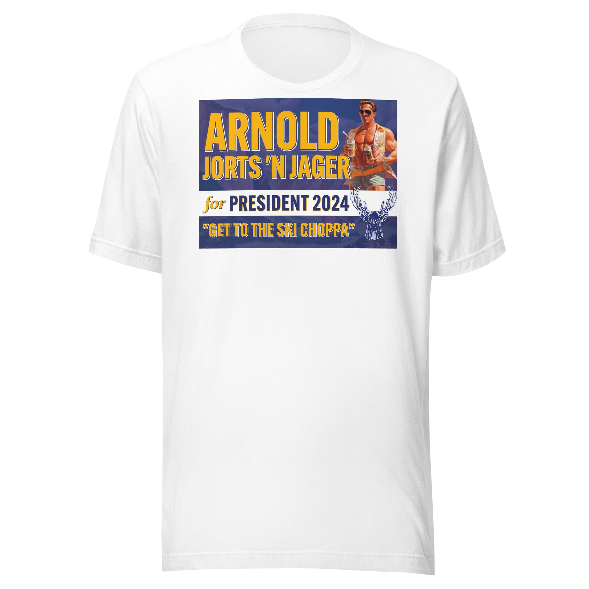 Arnold Jorts n' Jager For President 2024 Unisex t-shirt