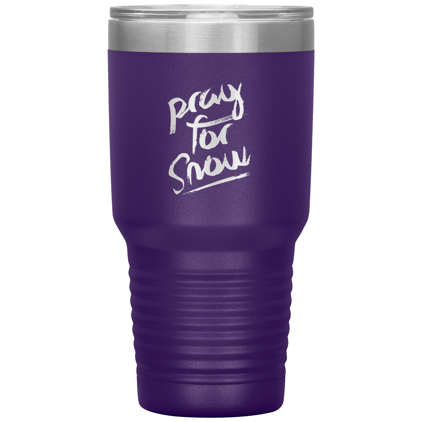 Pray For Snow Back 30oz Tumbler - Powderaddicts
