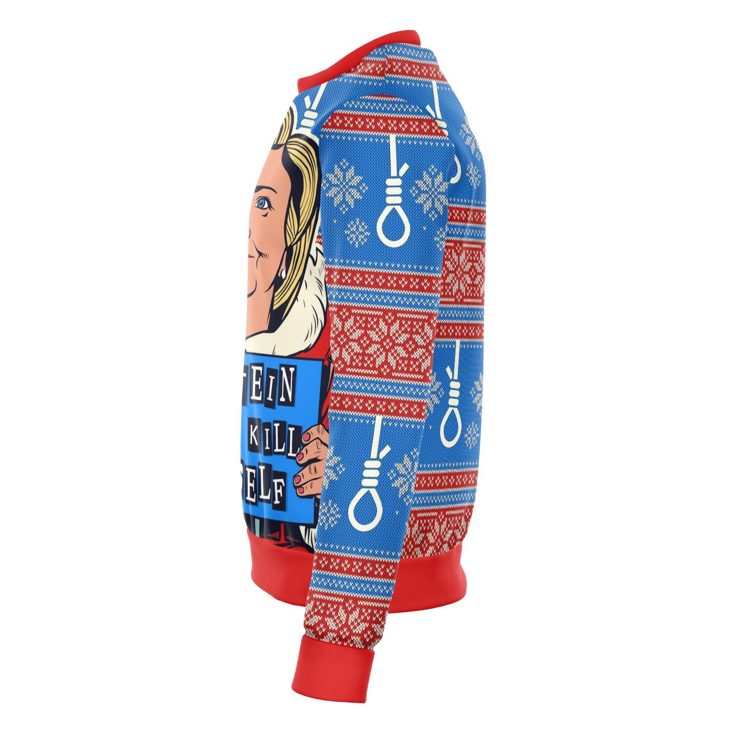 Epstein Didn't Kill Himself Hillary Ugly Christmas Sweater Order By December 5 - Powderaddicts