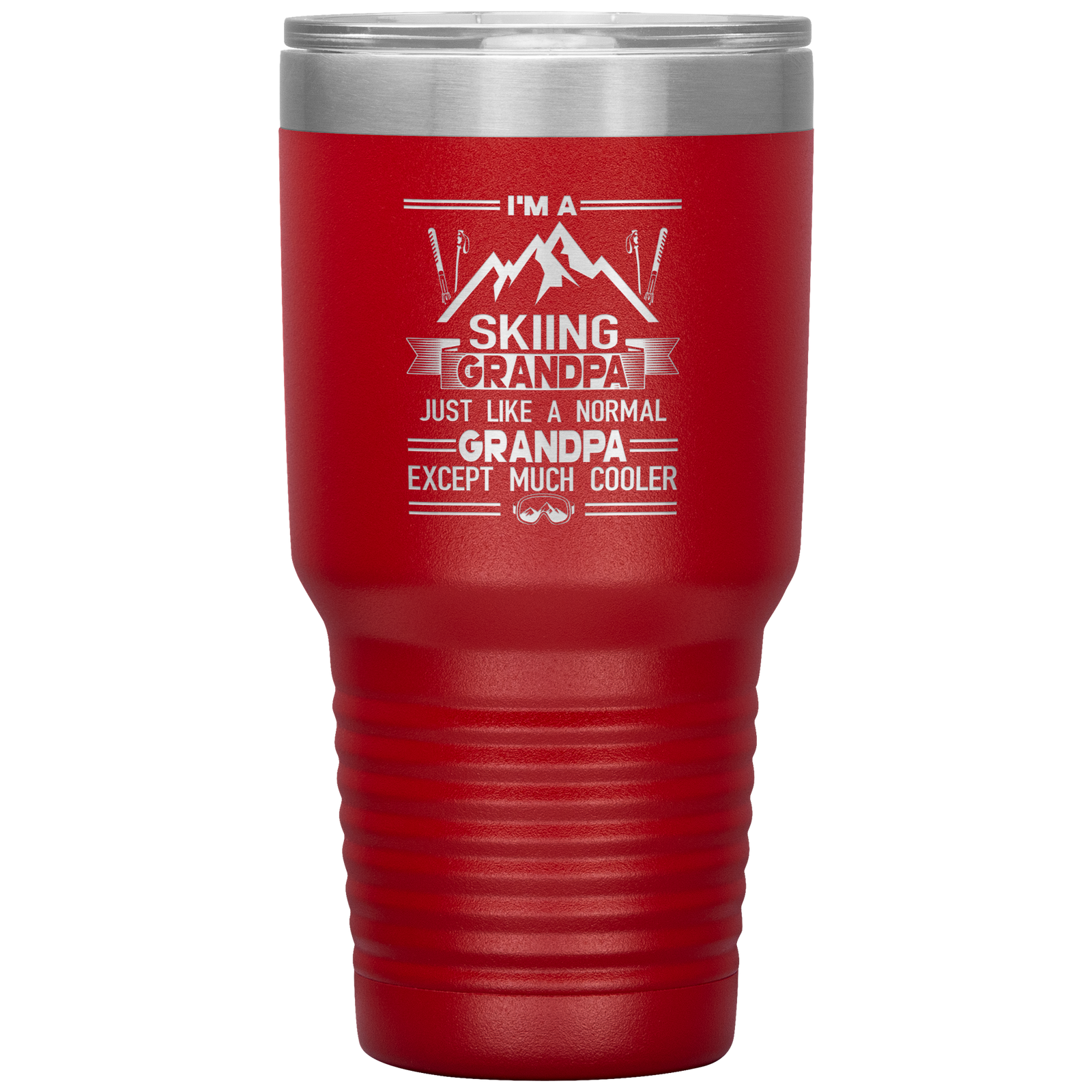 I'm A Skiing Mom 30oz Tumbler - Powderaddicts