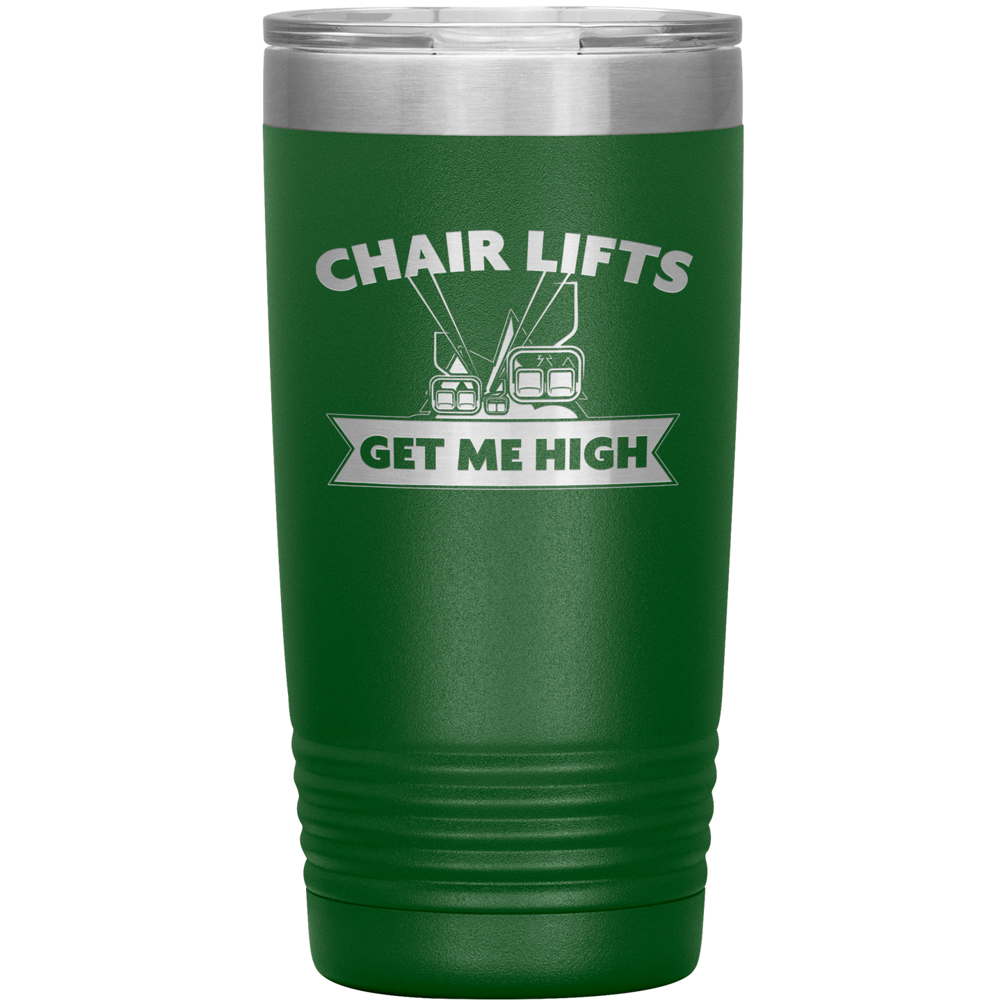 Chairlifts Get Me High 20oz Tumbler - Powderaddicts