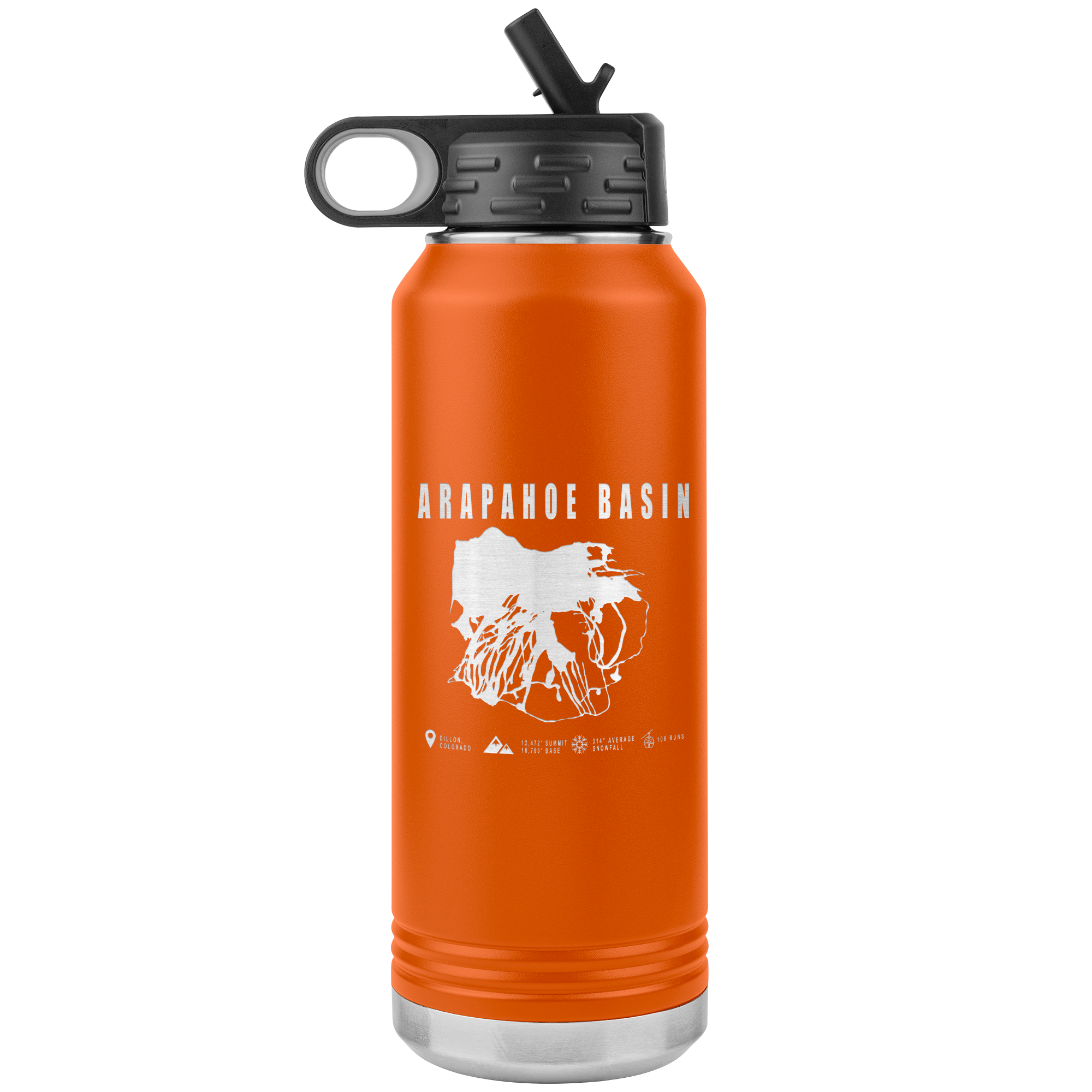 Arapahoe Basin,Colorado Ski Resort 32oz Tumbler - Powderaddicts
