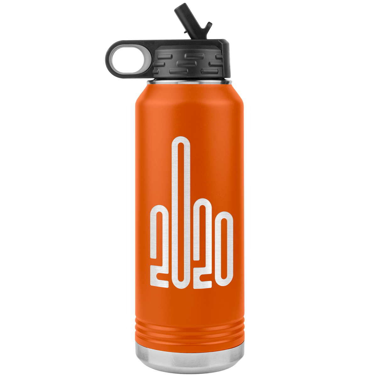 2020 Middle Finger 32oz Water Bottle Tumbler - Powderaddicts