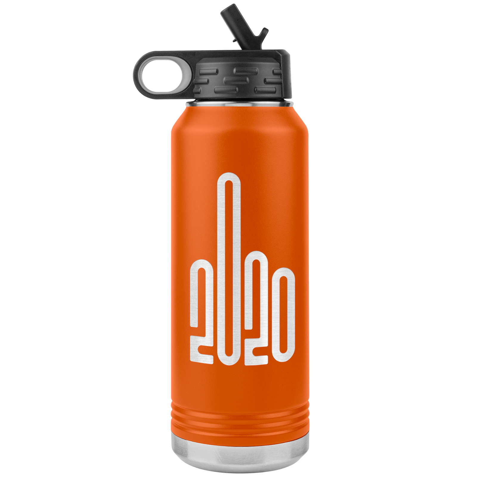 2020 Middle Finger 32oz Water Bottle Tumbler - Powderaddicts