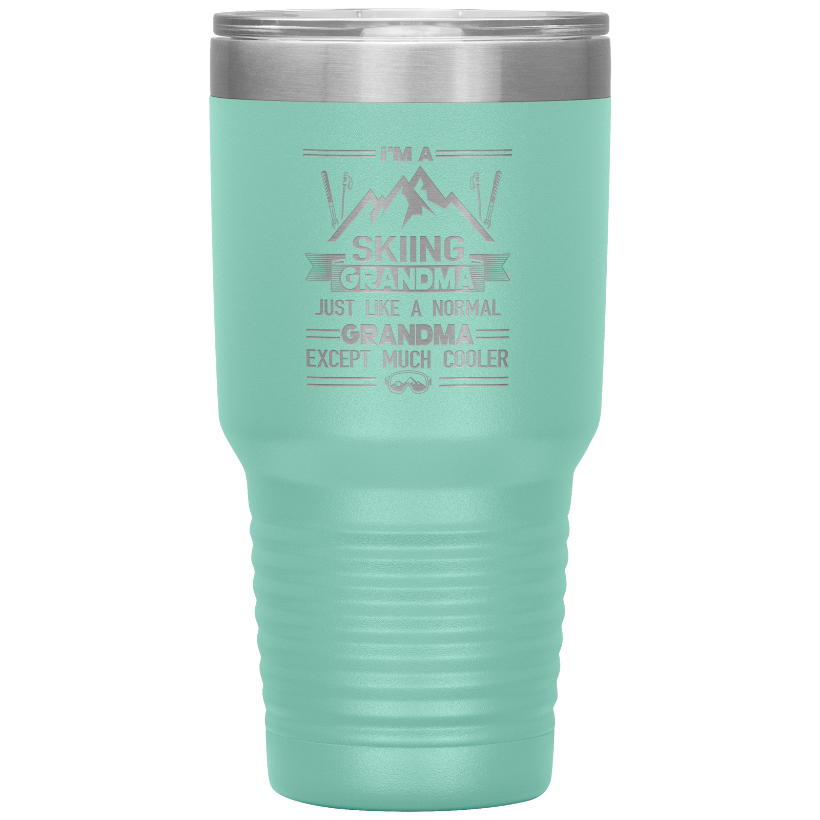 I'm A Skiing Grandma 30oz Tumbler - Powderaddicts