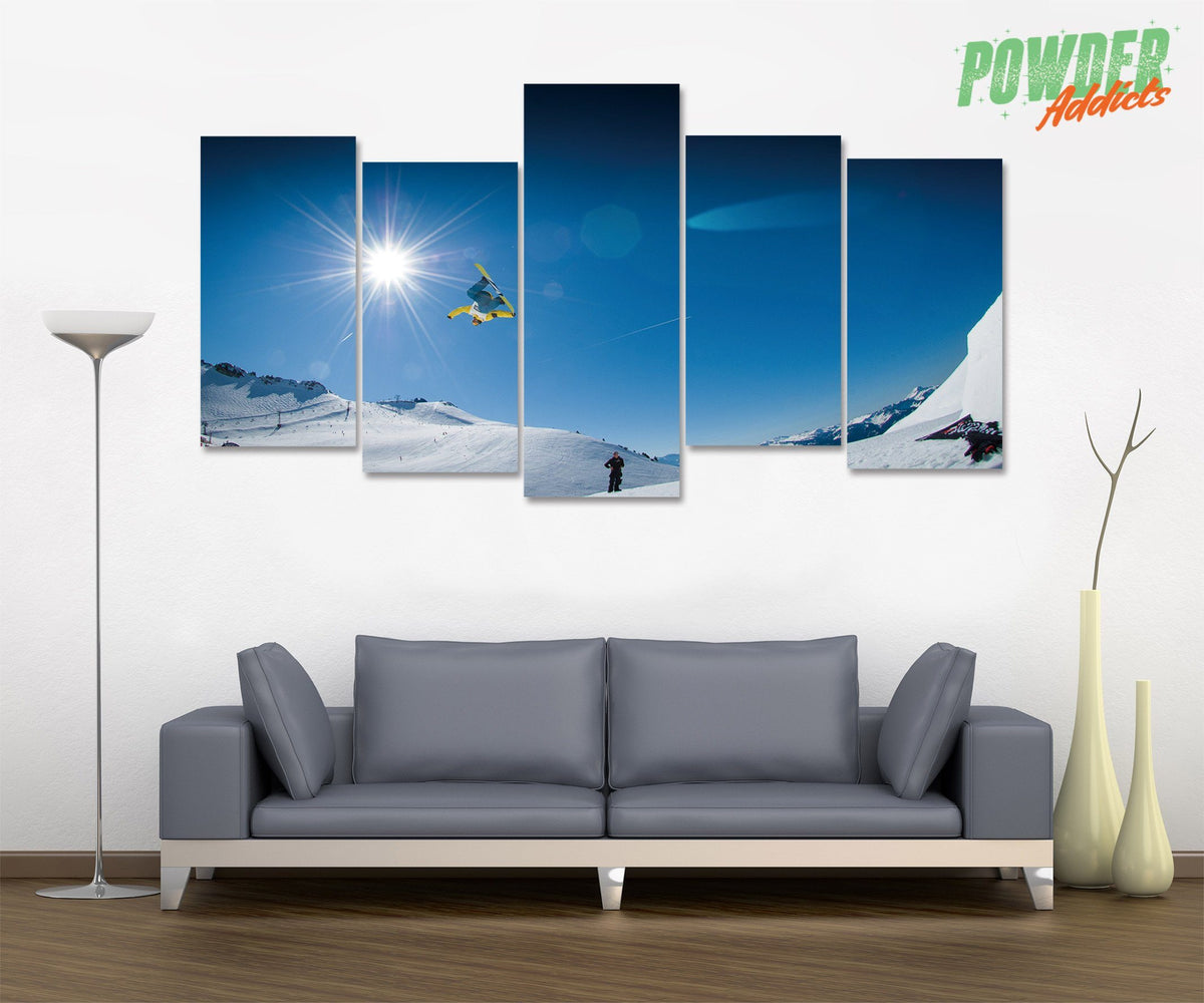 Pow Life 4 Piece Canvas - Powderaddicts