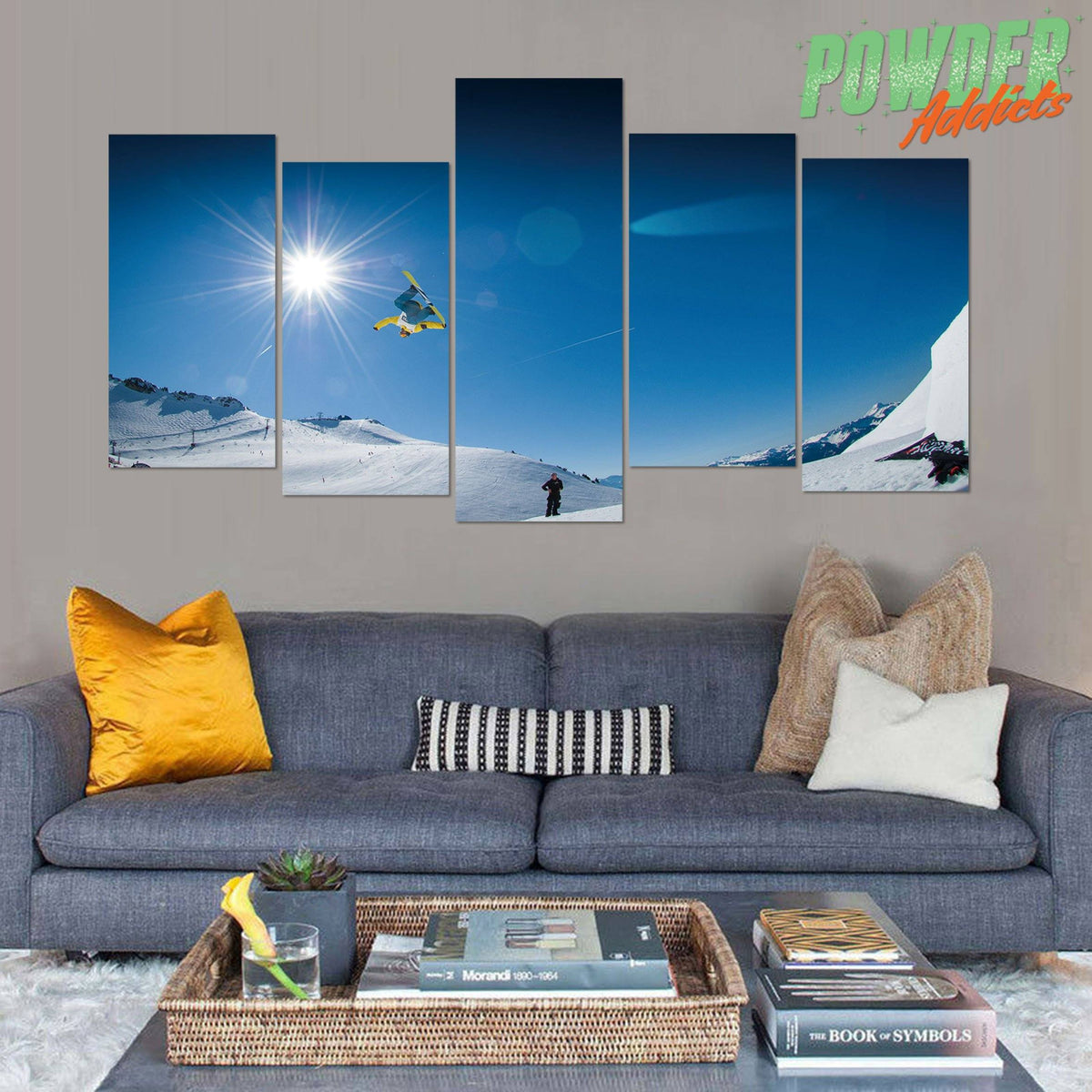 Pow Life 4 Piece Canvas - Powderaddicts