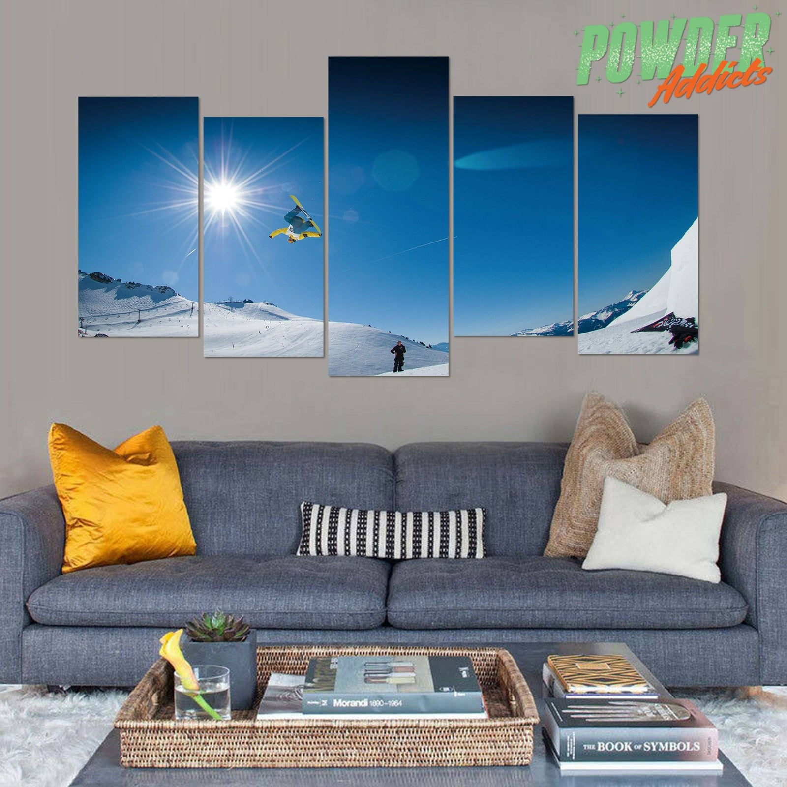 Pow Life 4 Piece Canvas - Powderaddicts