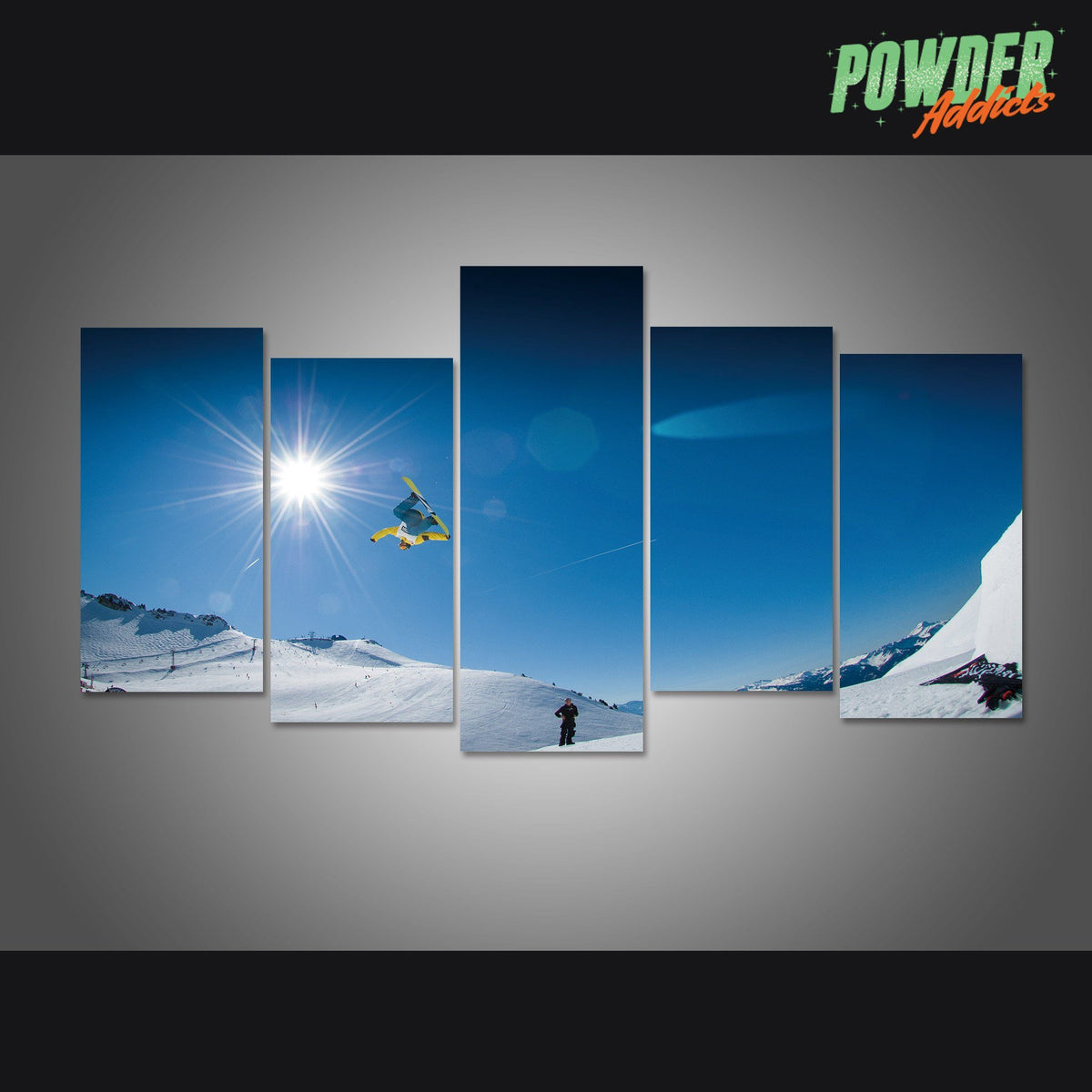 Pow Life 4 Piece Canvas - Powderaddicts