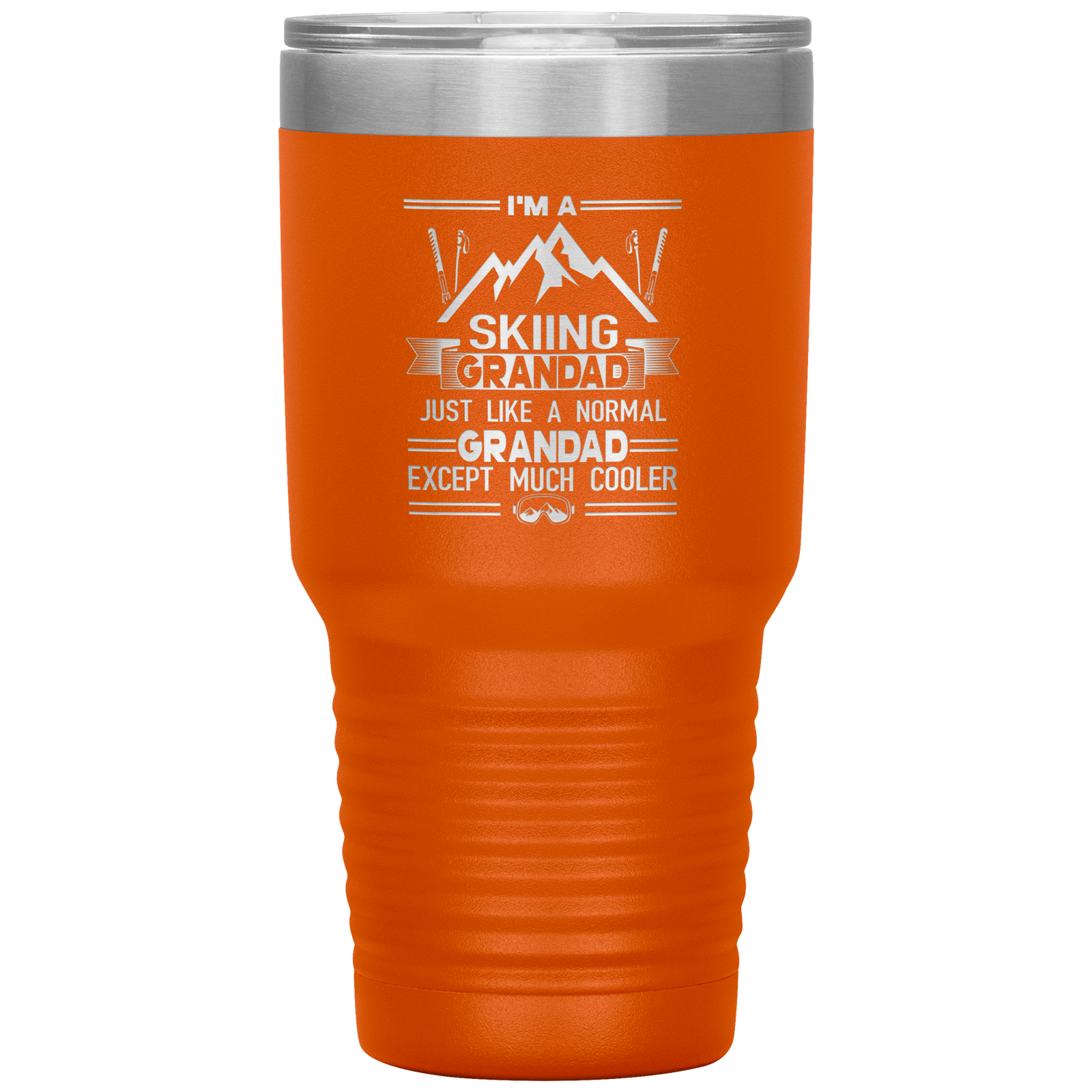 I'm A Skiing Grandad 30oz Tumbler - Powderaddicts