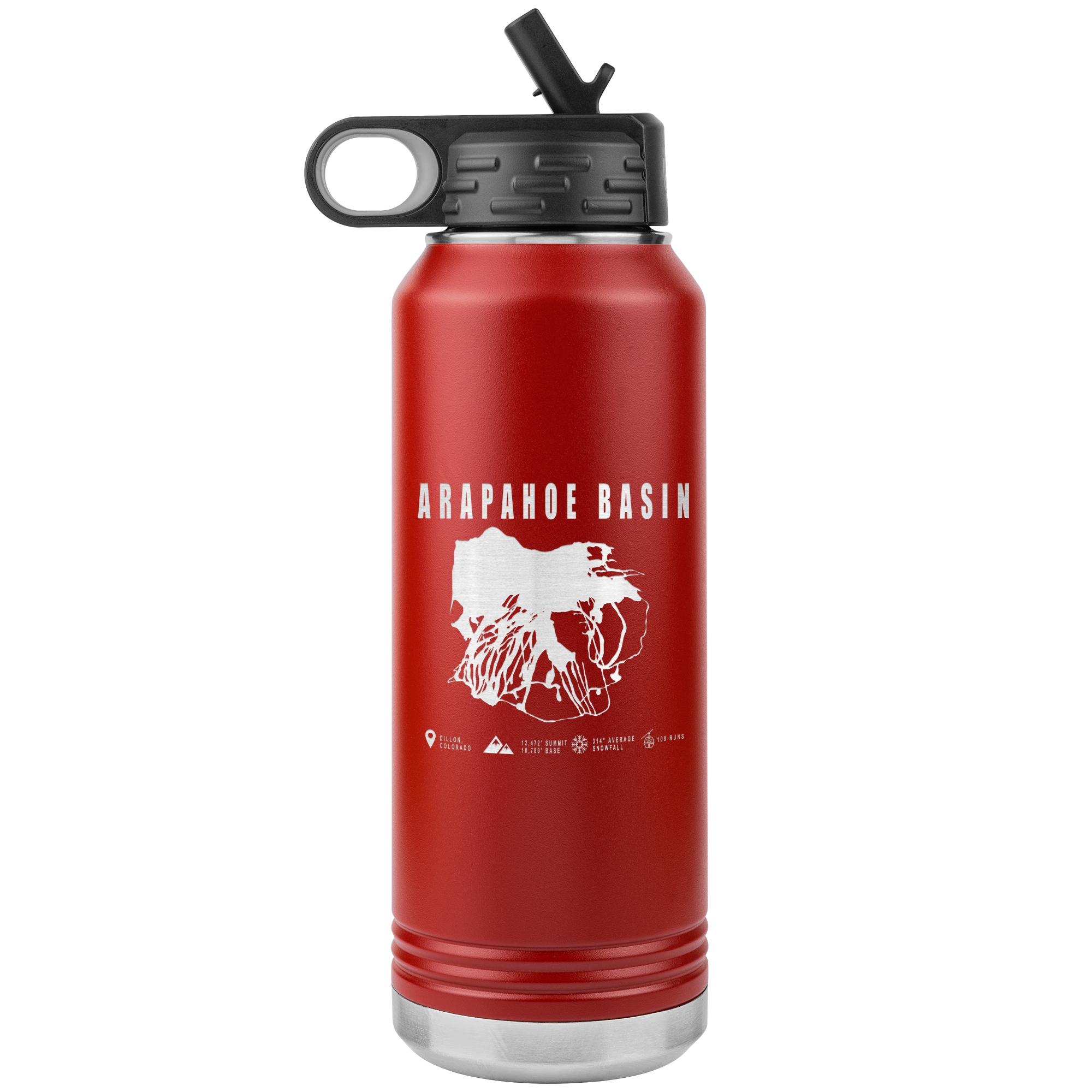Arapahoe Basin,Colorado Ski Resort 32oz Tumbler - Powderaddicts