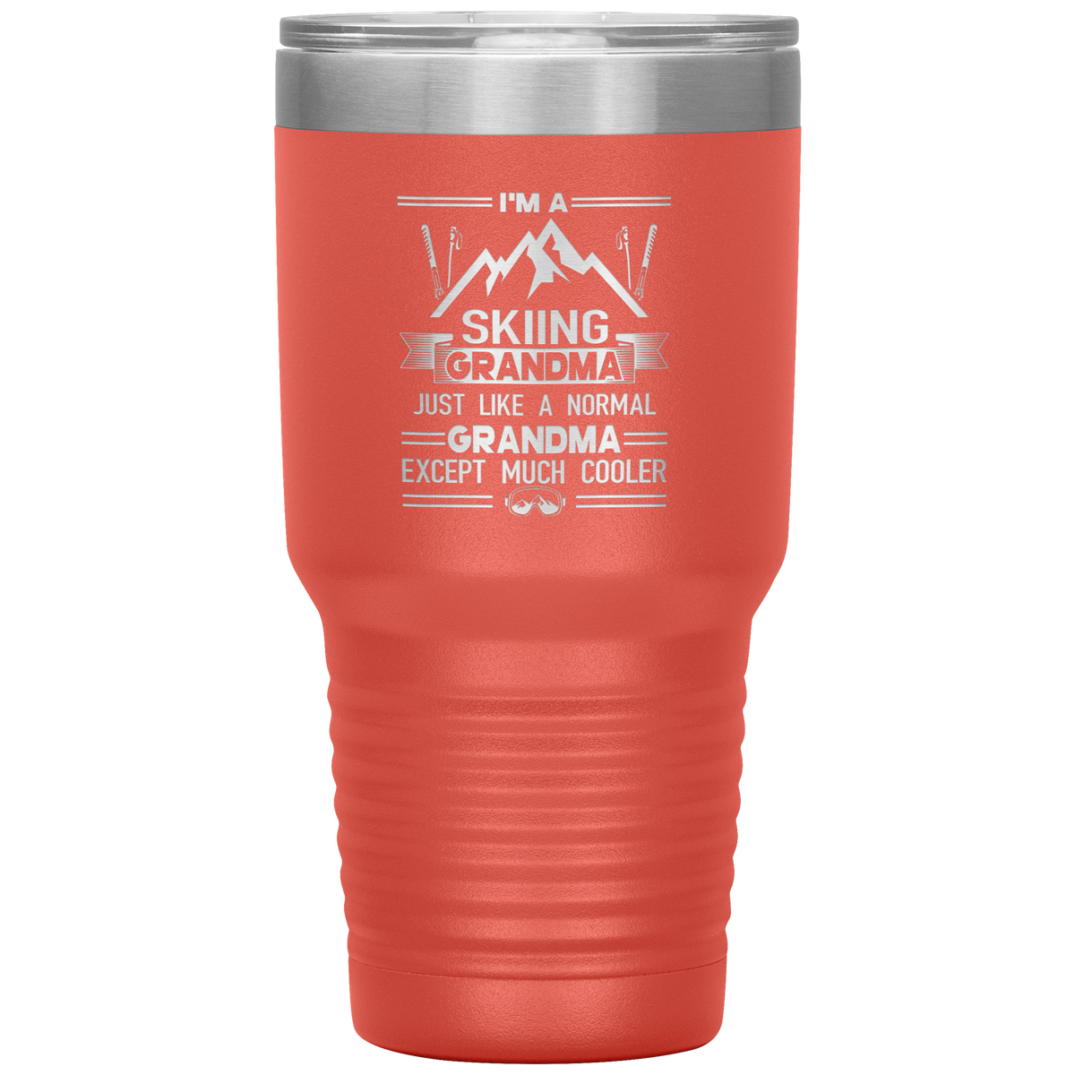 I'm A Skiing Grandma 30oz Tumbler - Powderaddicts