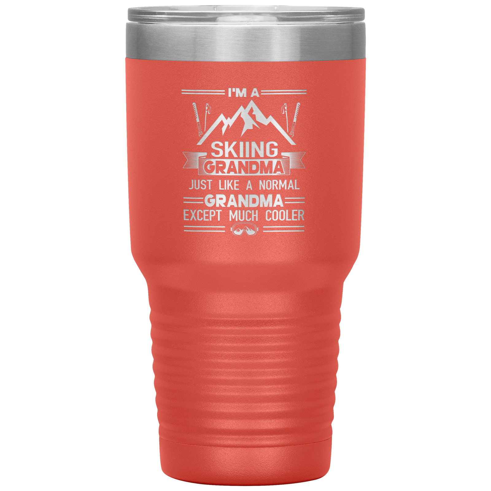 I'm A Skiing Grandma 30oz Tumbler - Powderaddicts