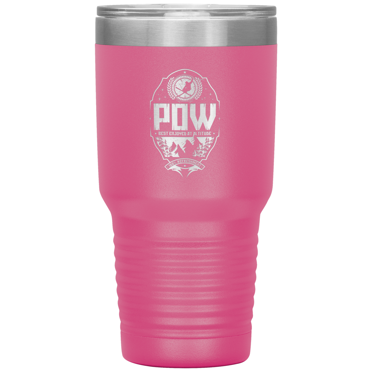 Pow Best Enjoyed At Altitude 30oz Tumbler - Powderaddicts