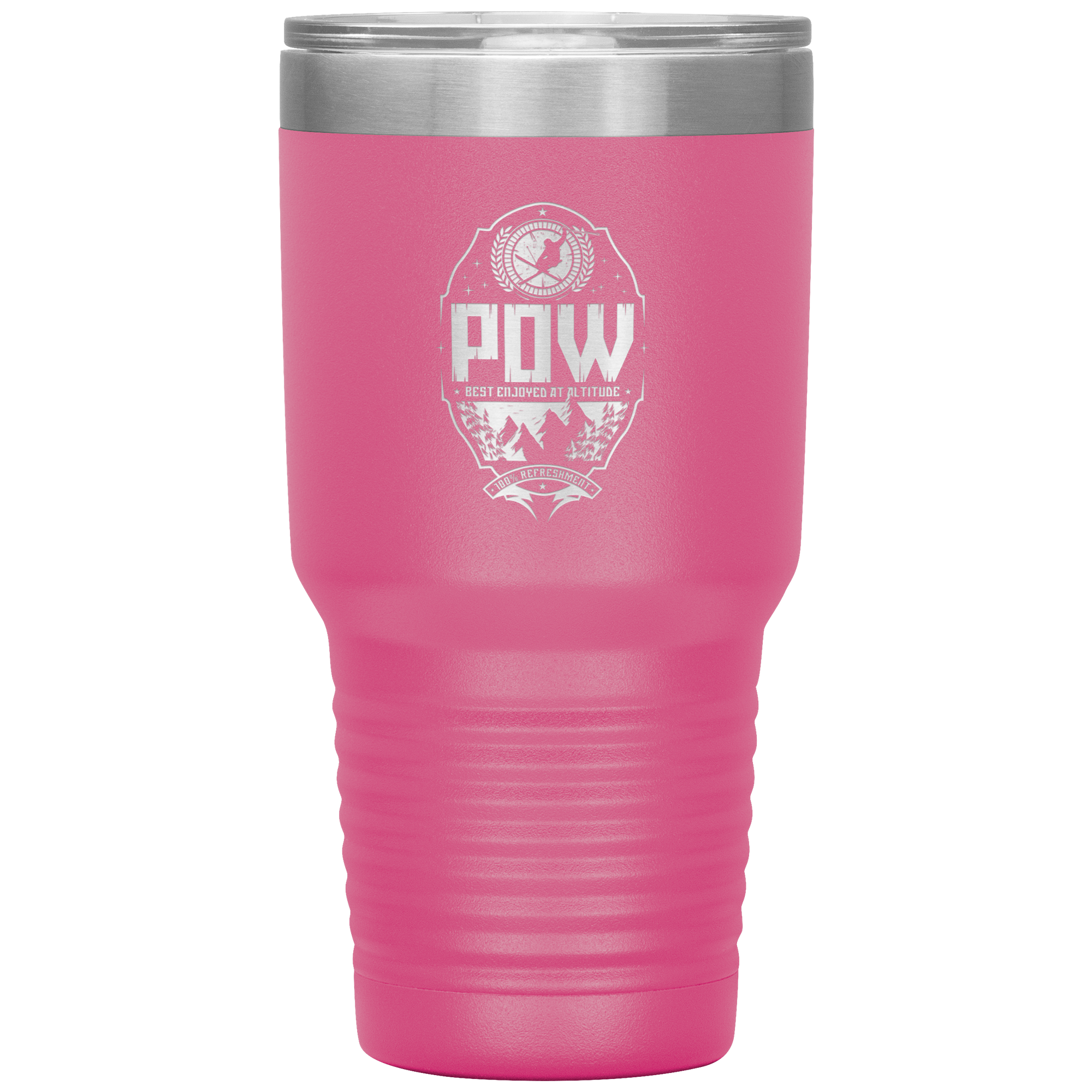 Pow Best Enjoyed At Altitude 30oz Tumbler - Powderaddicts