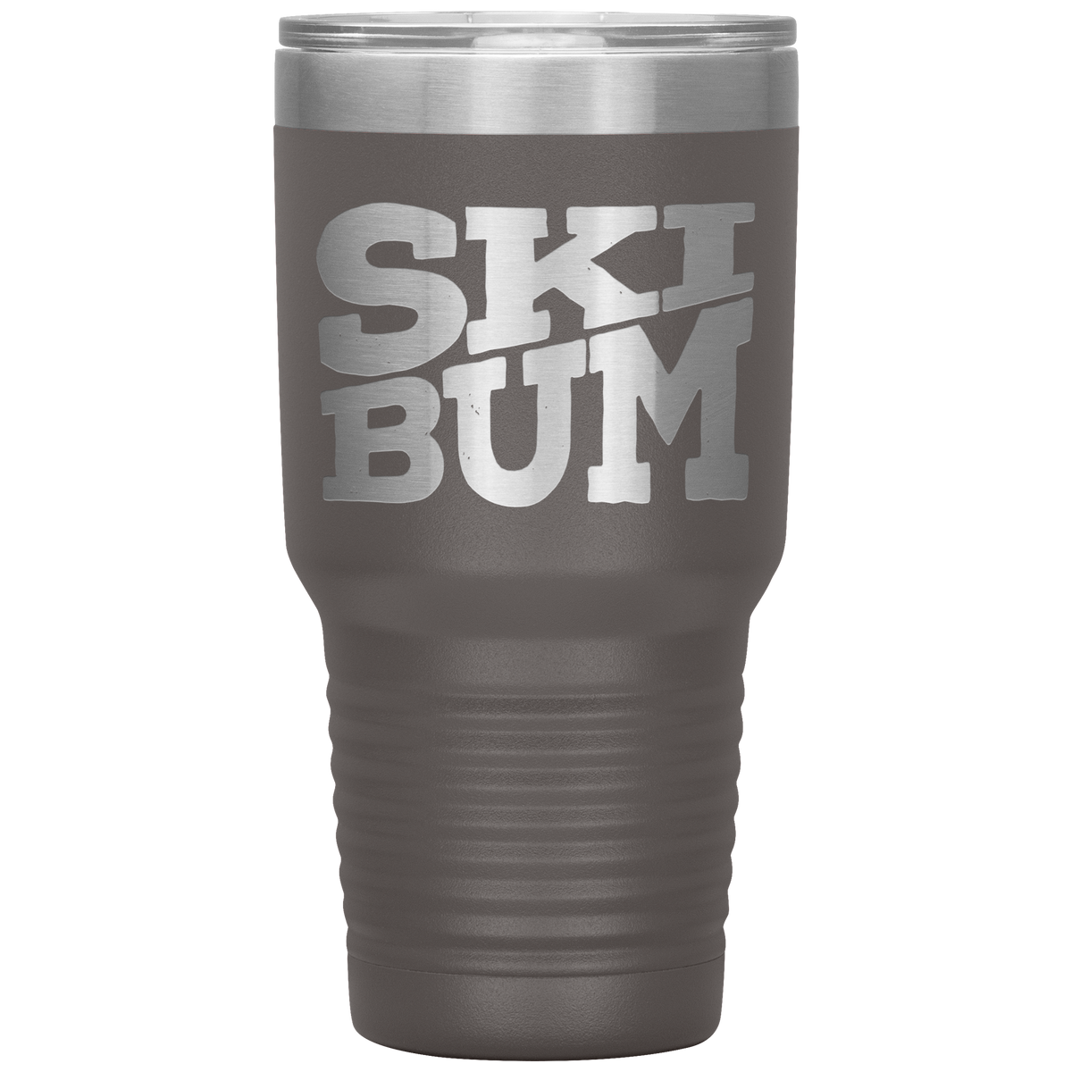 Ski Bum 30oz laser Etched Tumbler - Powderaddicts
