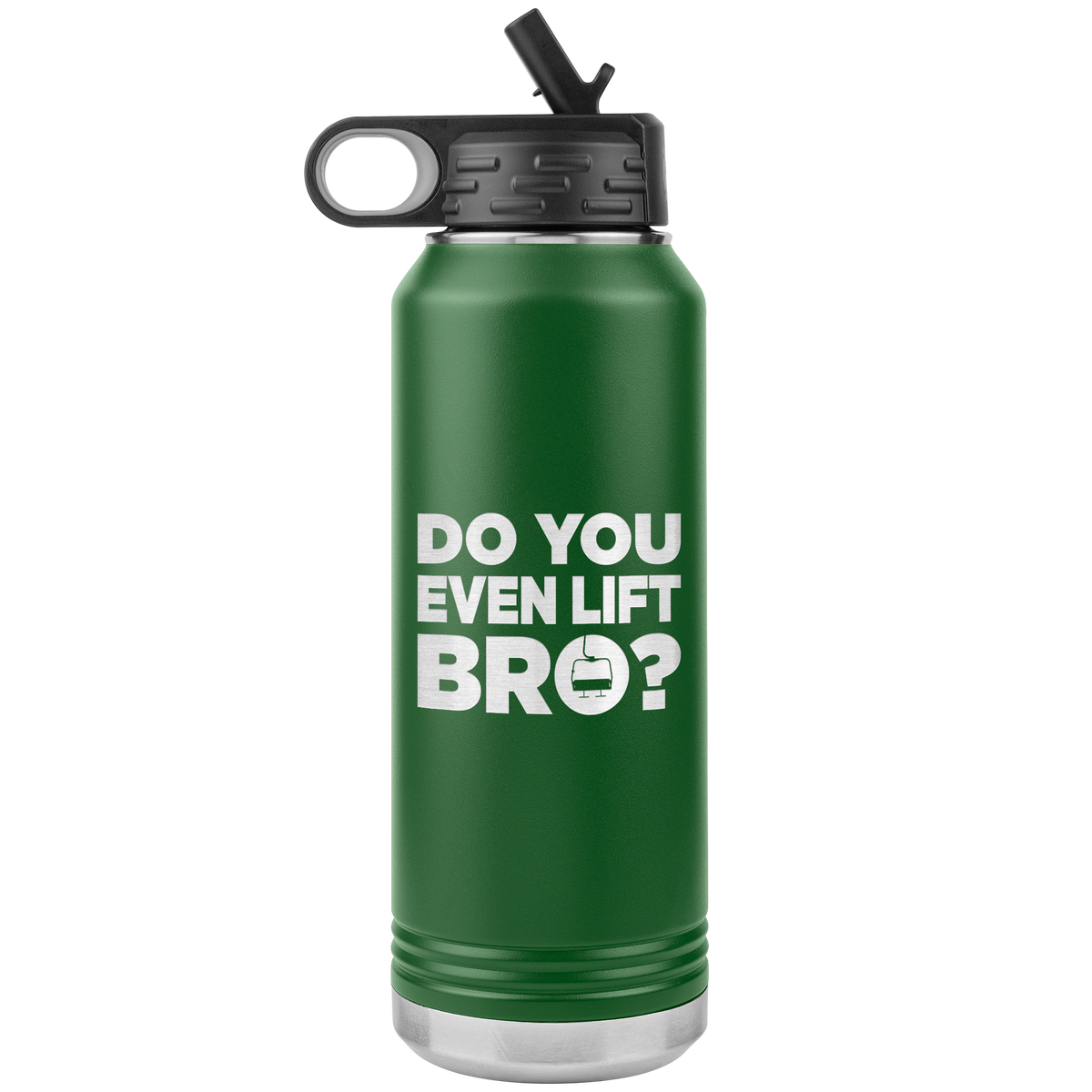 Do You Even Lift Bro 32oz Water Bottle Tumbler - Powderaddicts