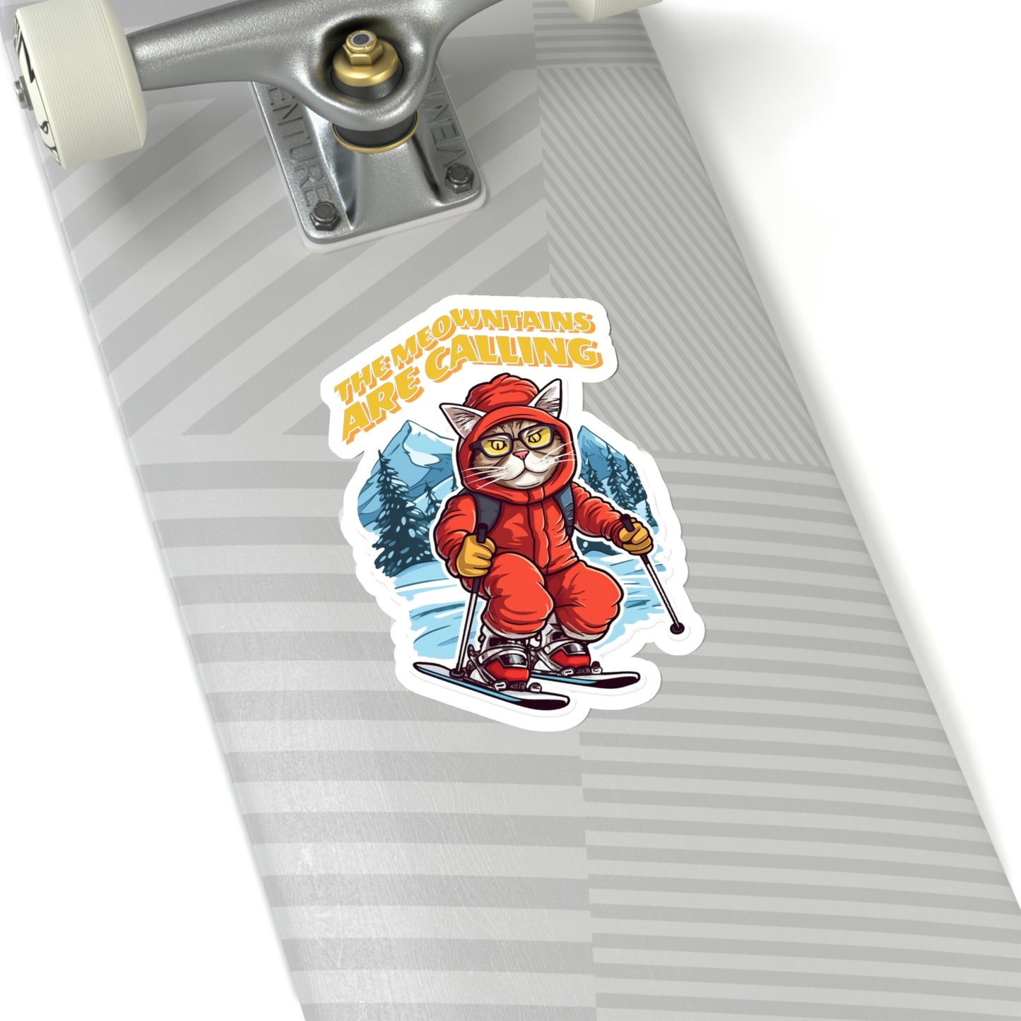 The Meownatins Are Calling Kiss-Cut Stickers