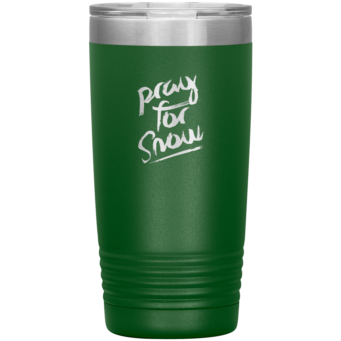Pray For Snow Back 20oz Tumbler - Powderaddicts
