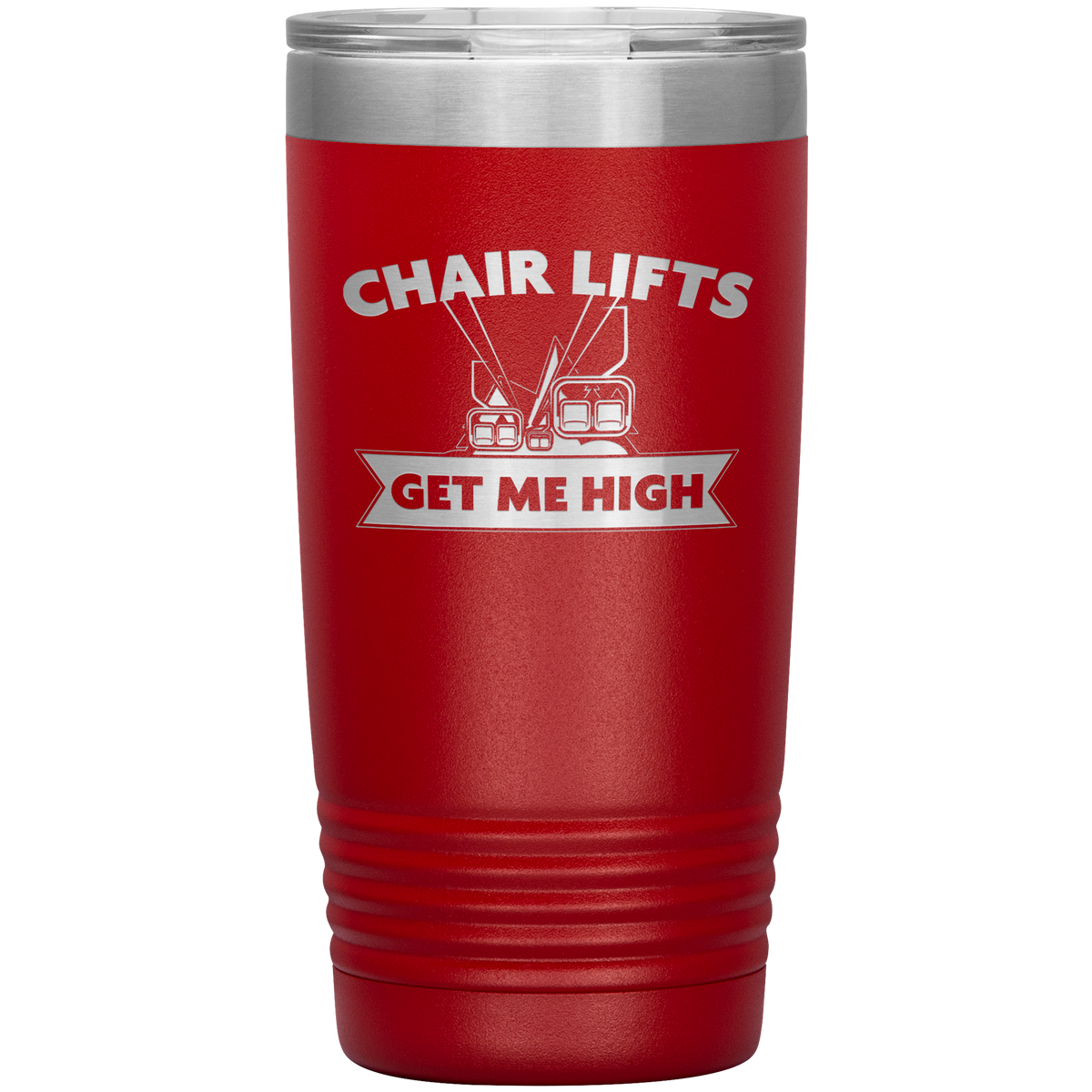 Chairlifts Get Me High 20oz Tumbler - Powderaddicts