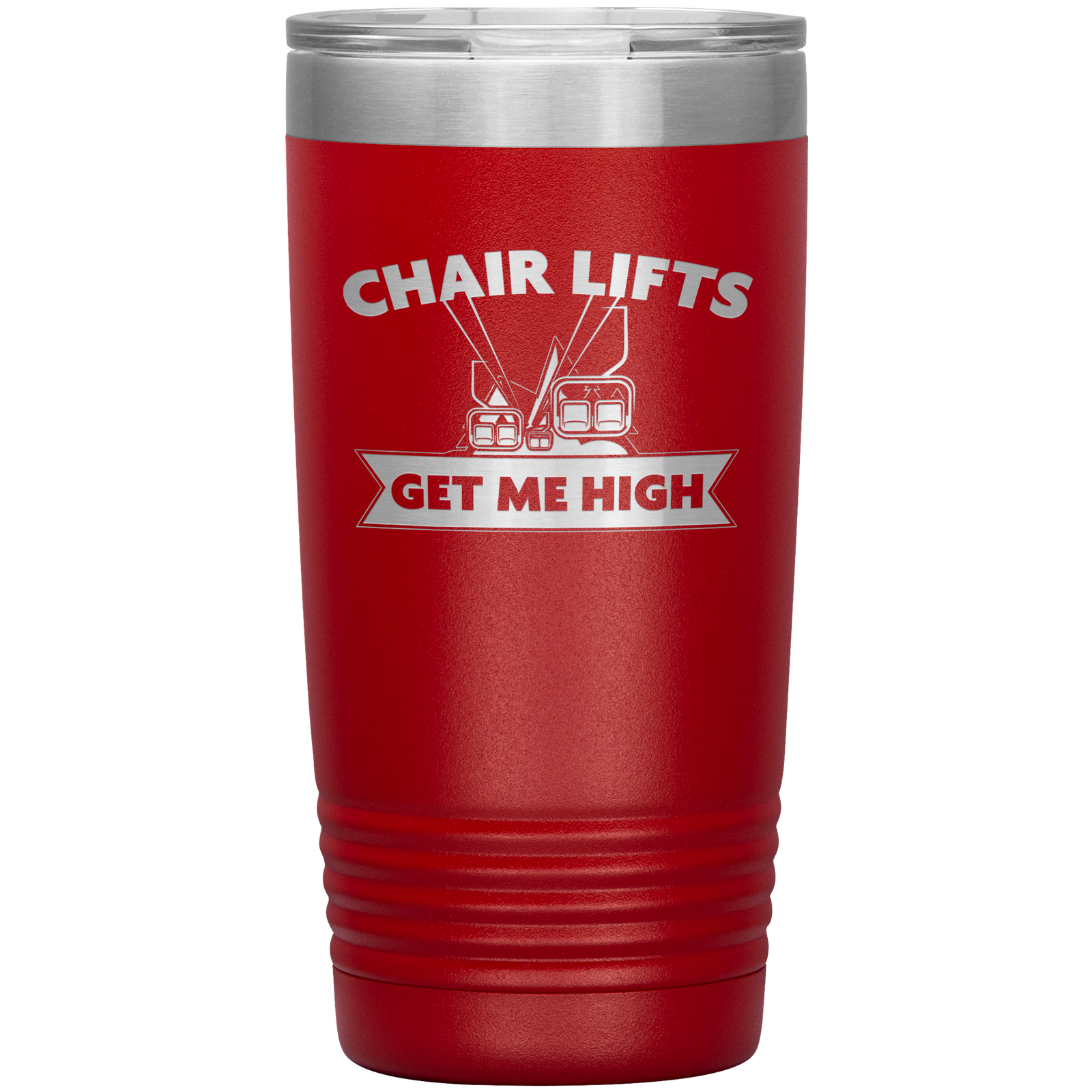 Chairlifts Get Me High 20oz Tumbler - Powderaddicts