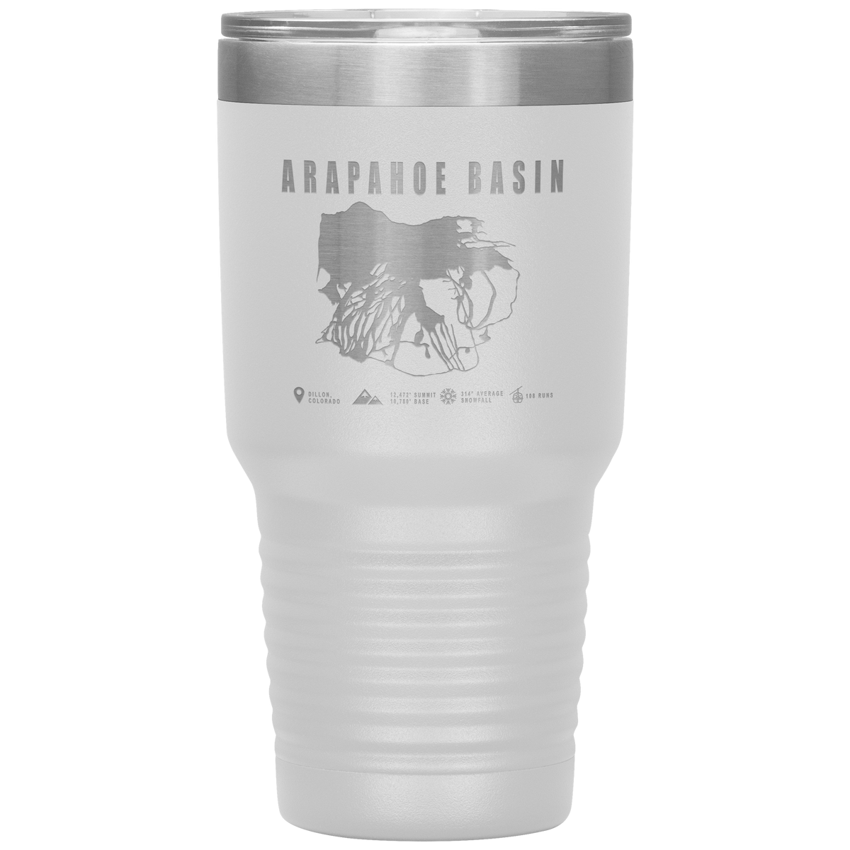 Arapahoe Basin,Colorado Ski Resort 30oz Tumbler - Powderaddicts