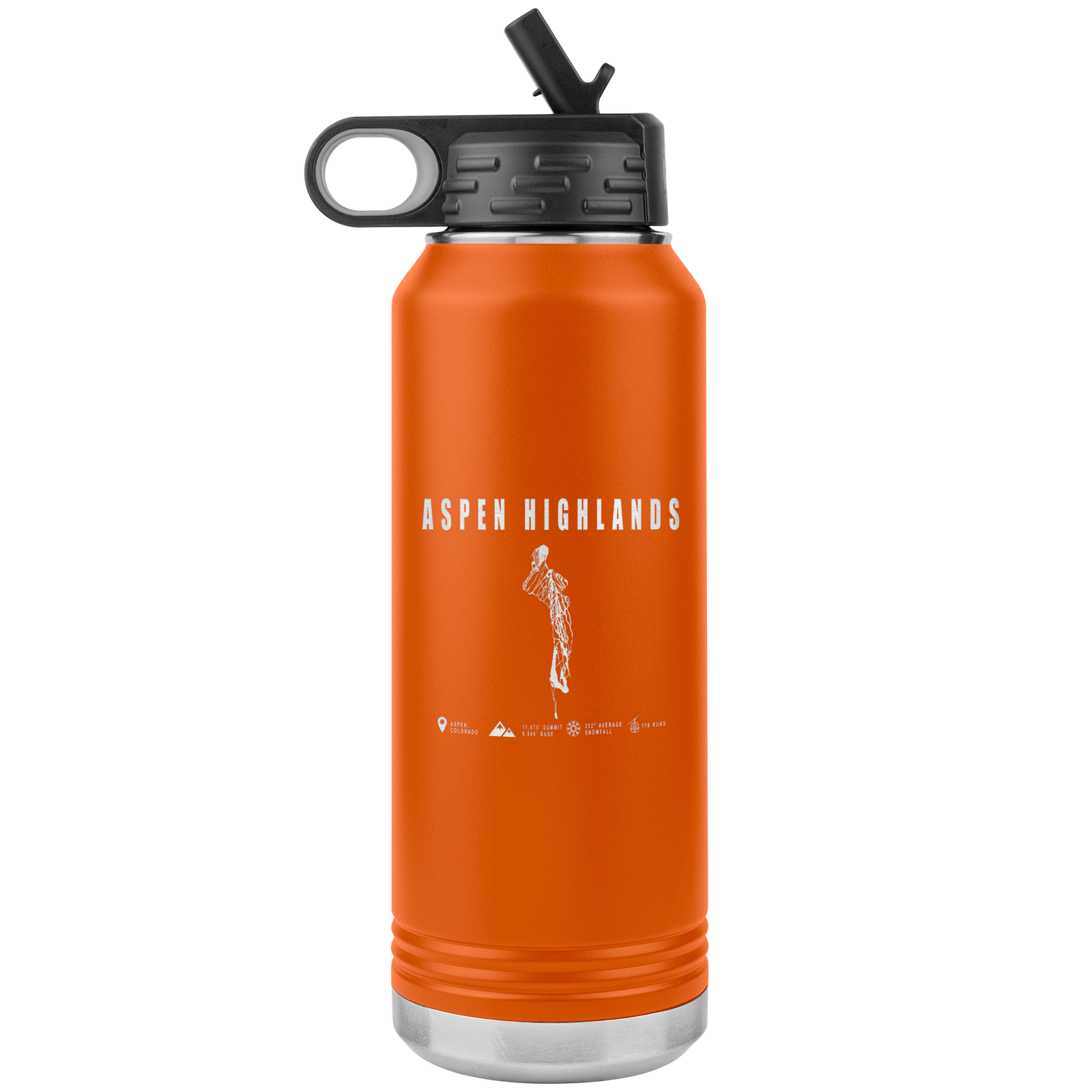Aspen Highlands, Colorado Ski Resort 32oz Tumbler - Powderaddicts