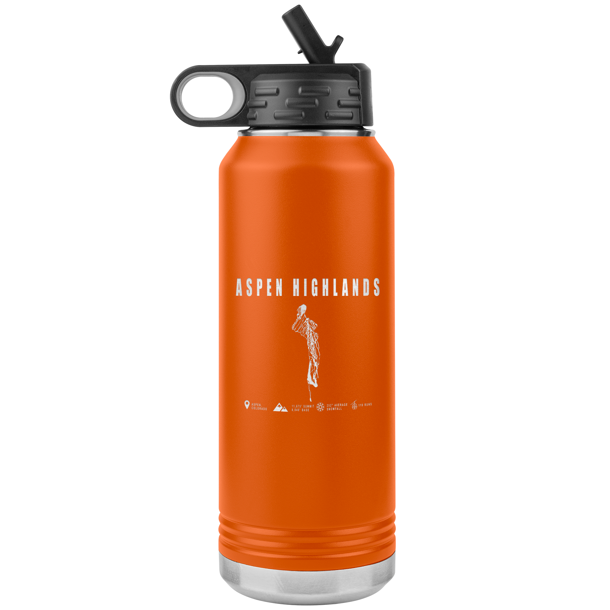 Aspen Highlands, Colorado Ski Resort 32oz Tumbler - Powderaddicts