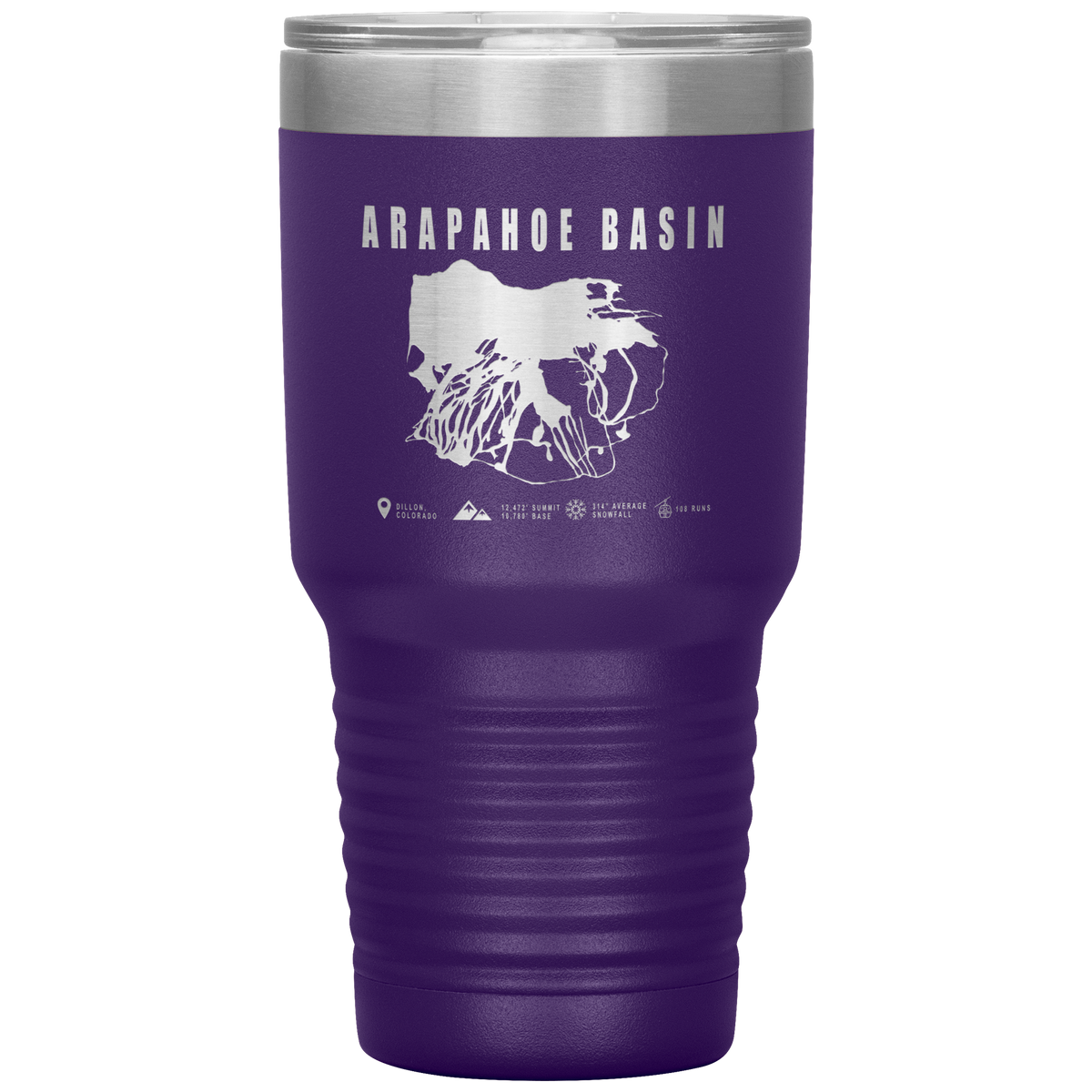 Arapahoe Basin,Colorado Ski Resort 30oz Tumbler - Powderaddicts