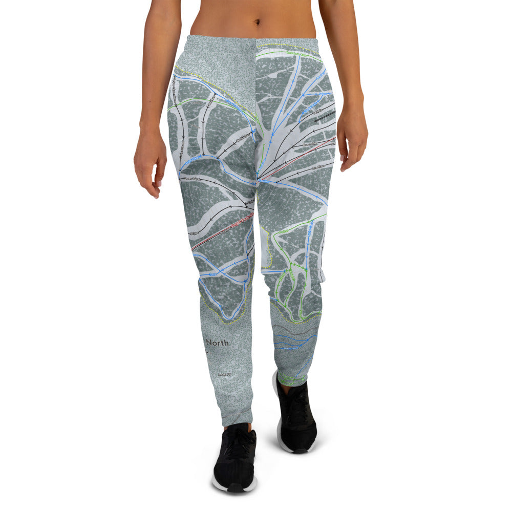 49 Degrees North, Washington Ski Trail Map Women&#39;s Mid-Layer - Powderaddicts