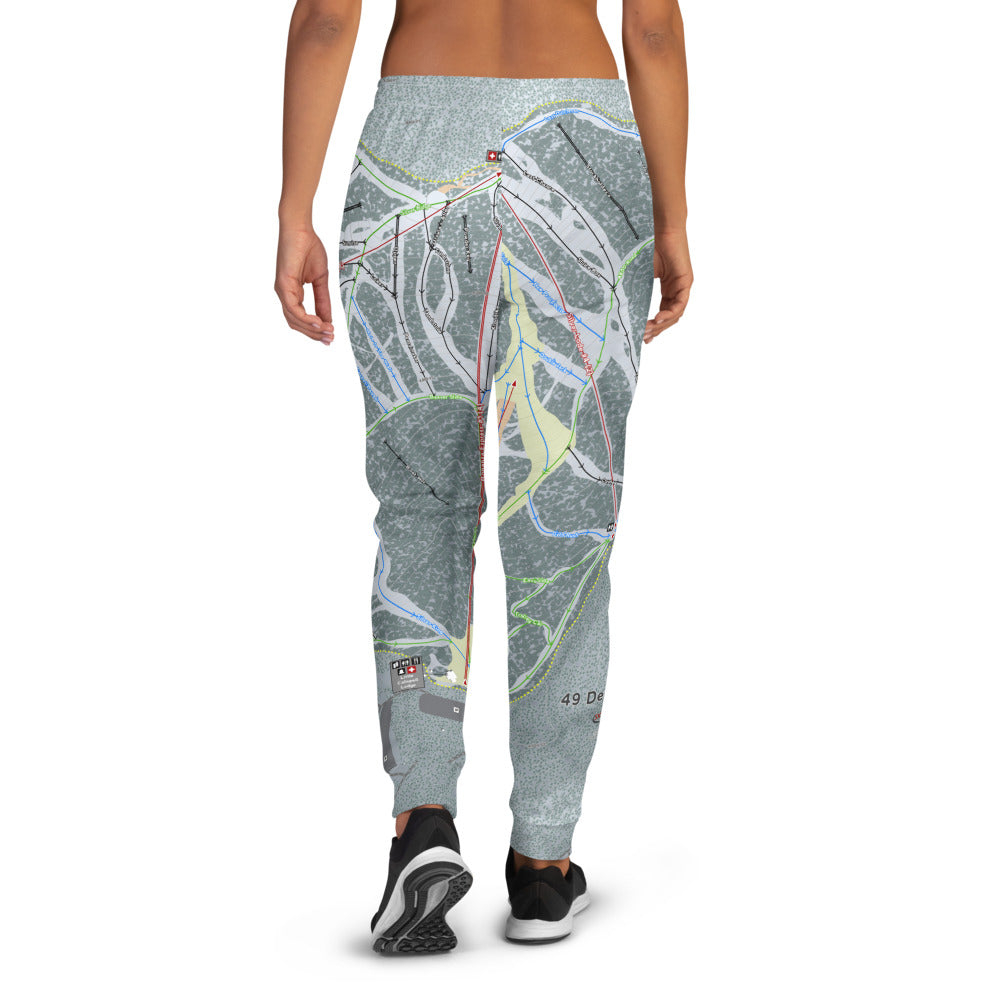 49 Degrees North, Washington Ski Trail Map Women's Mid-Layer - Powderaddicts