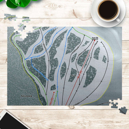 Sitz mark Washington Ski Map Resort Puzzle - Powderaddicts